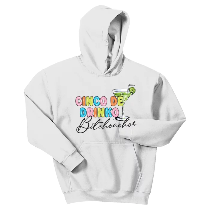 Cinco De Drinko Funny Cinco De Mayo Drinking Kids Hoodie