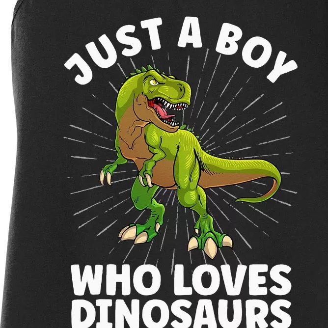 Cool Dinosaur Design For Men Dino Animal Dinosaur Lover Women's Racerback Tank