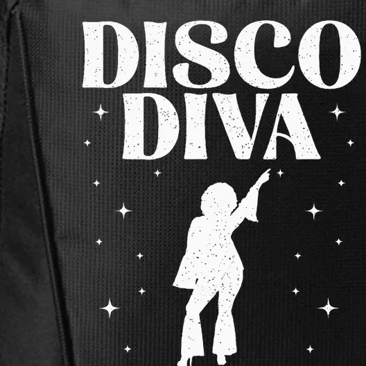 Cool Disco Design Girls Dance Party Disco Lovers City Backpack