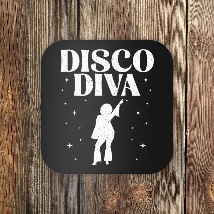 Cool Disco Design Girls Dance Party Disco Lovers Coaster