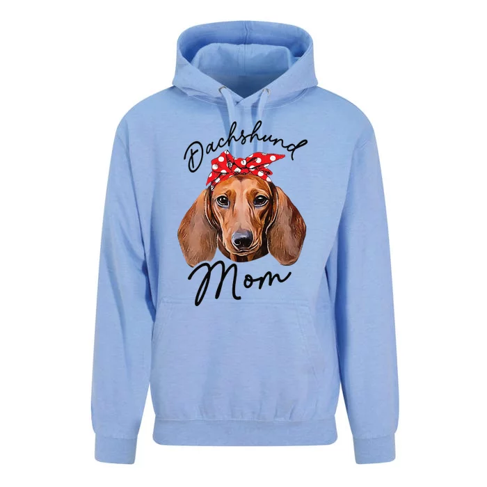 Cute Dachshund Doxie Wiener Dog Mom Unisex Surf Hoodie