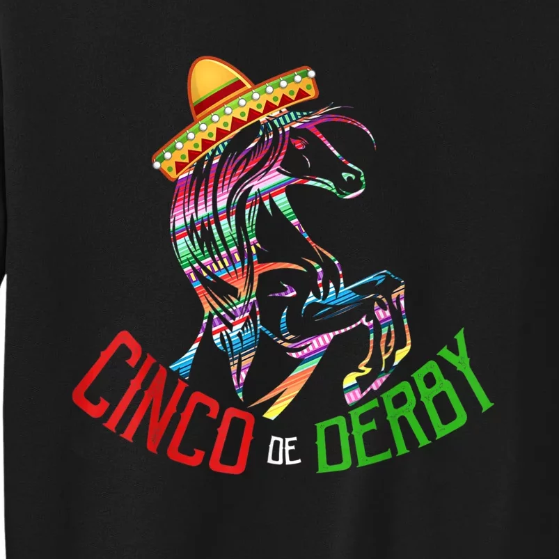 Cinco De Derby Mayo Sombrero Horse Race Kentucky Party Sweatshirt