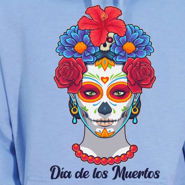 Celebrating Dia De Los Muertos Day Of The Day Unisex Surf Hoodie