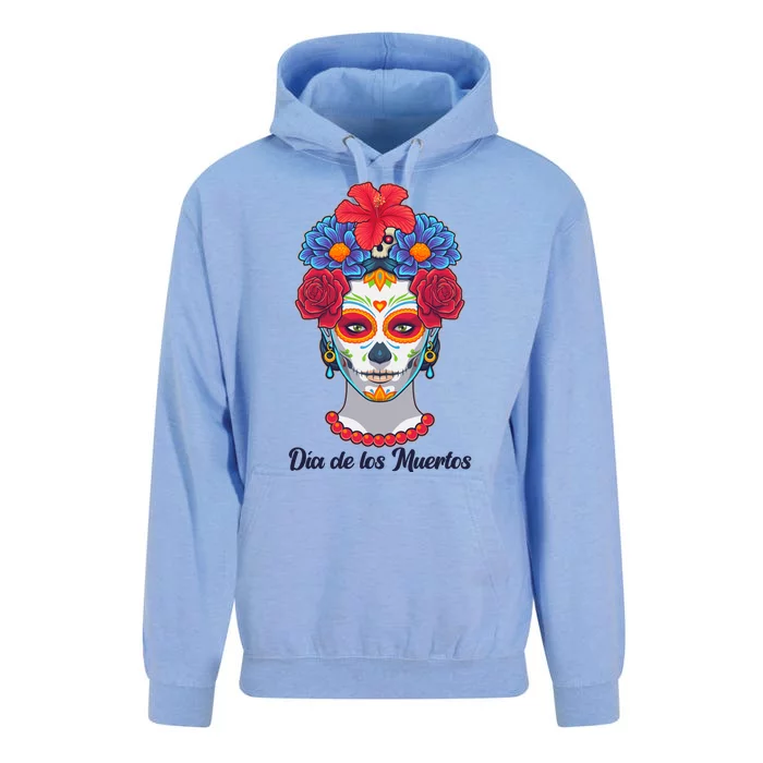 Celebrating Dia De Los Muertos Day Of The Day Unisex Surf Hoodie