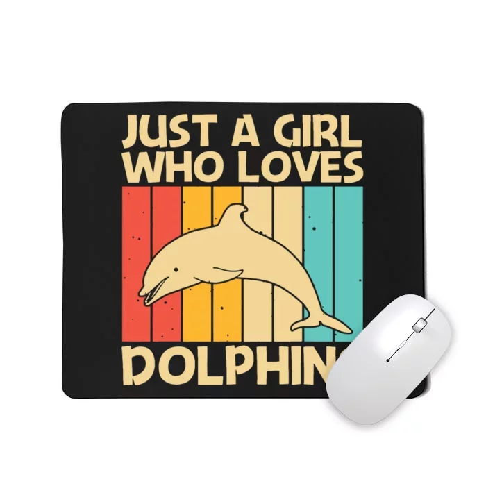 Cool Dolphin Design For Ocean Animal Dolphin Lover Mousepad