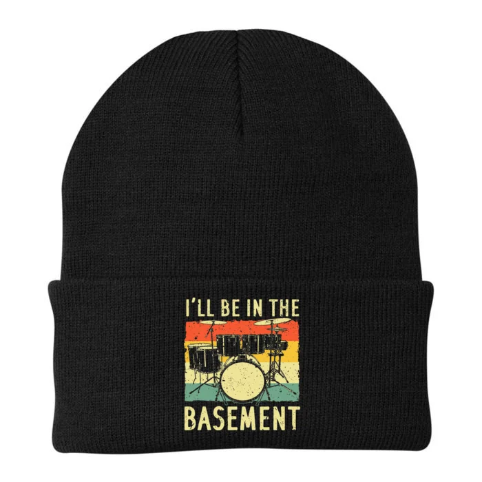 Cool Drumming Design For Men Women Drum Set Drumming Drummer Knit Cap Winter Beanie