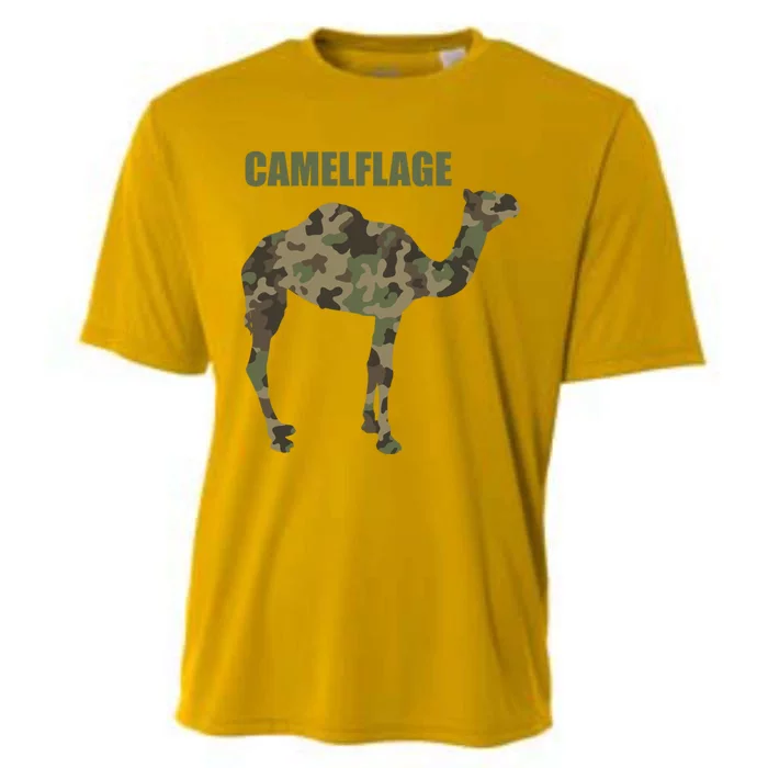 Camel Dromedary Dessert Animal Cool Gift Camel Camelflage Gift Cooling Performance Crew T-Shirt