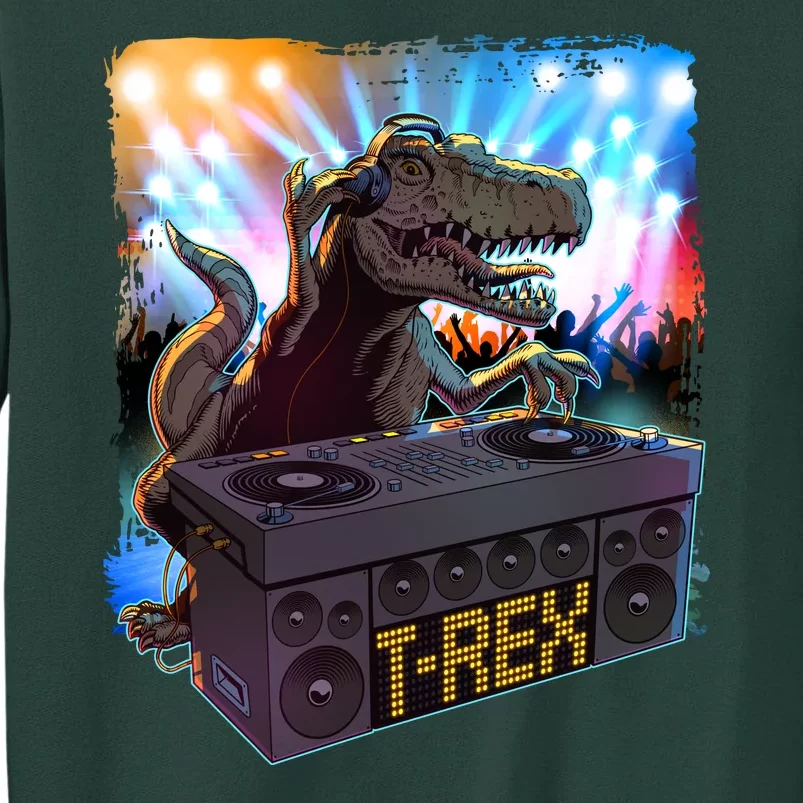 Cool DJ Dance Party TRex Dinosaur Sweatshirt