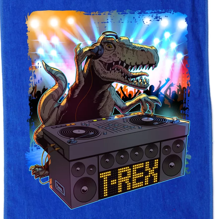 Cool DJ Dance Party TRex Dinosaur Platinum Collection Golf Towel