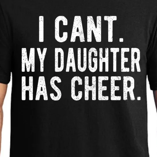 Cheer Dad Daughter Cheerleading Father's Day Cheerleader Gift Pajama Set