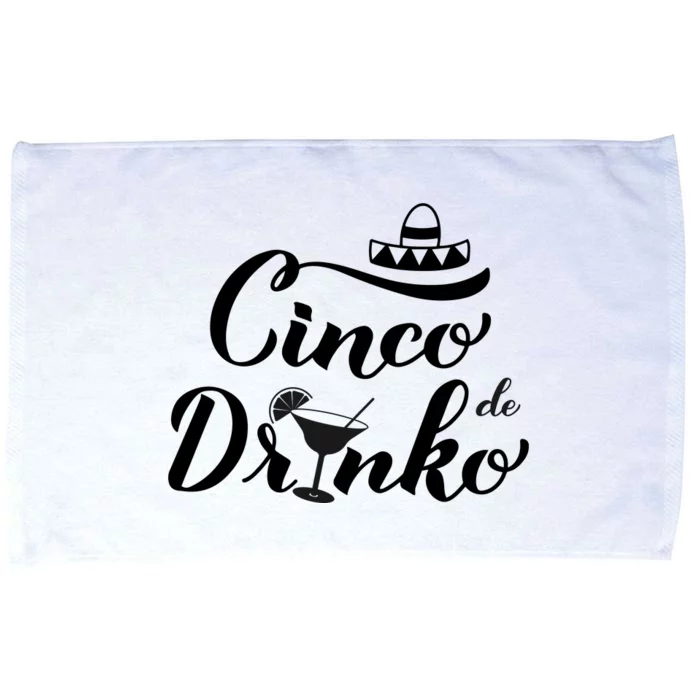 Cinco De Drinko Microfiber Hand Towel