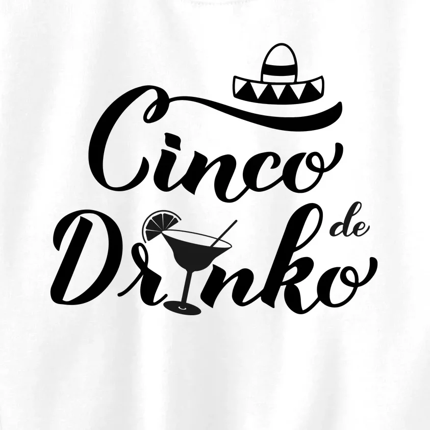 Cinco De Drinko Kids Sweatshirt