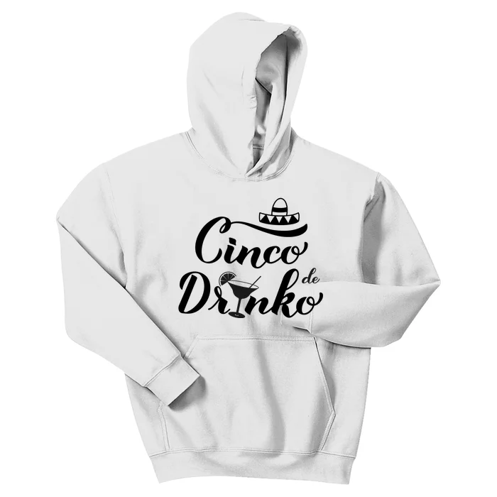 Cinco De Drinko Kids Hoodie