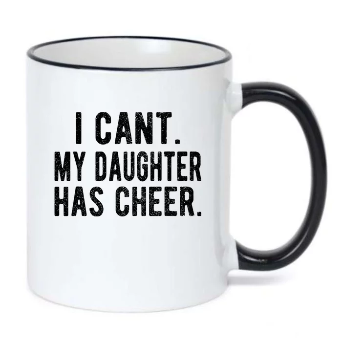 Cheer Dad Daughter Cheerleading FatherS Day Cheerleader Black Color Changing Mug