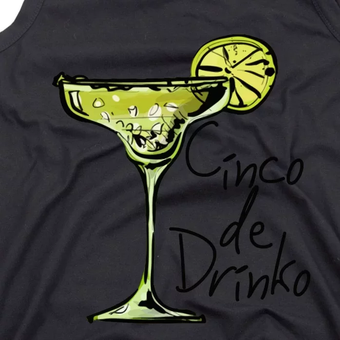 Cinco De Drinko Funny Cinco De Mayo Tank Top