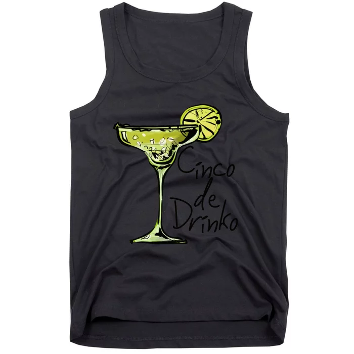 Cinco De Drinko Funny Cinco De Mayo Tank Top