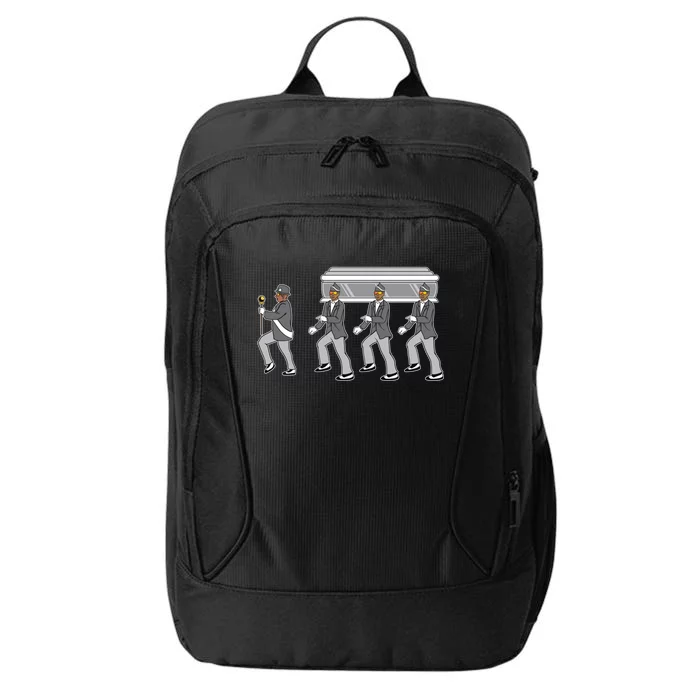 Coffin Dance Deadlifter Funny Funeral Director Mortician Great Gift City Backpack