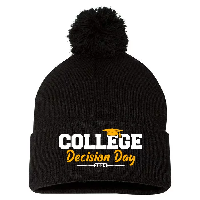 College Decision Day College Reveal Party Acceptance Student Pom Pom 12in Knit Beanie