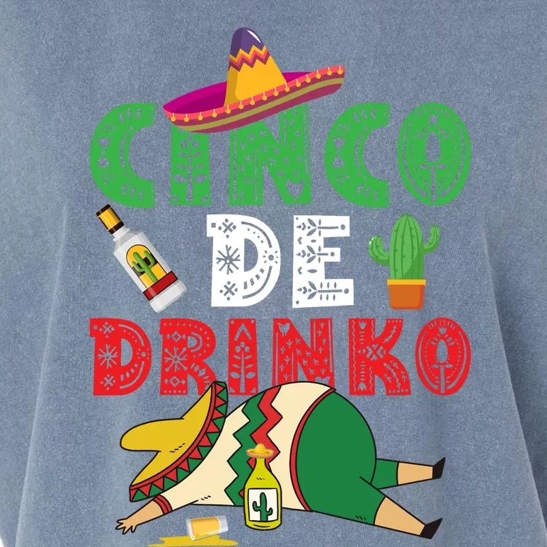 CINCO DE DRINKO Funny CINCO DE MAYO Garment-Dyed Women's Muscle Tee