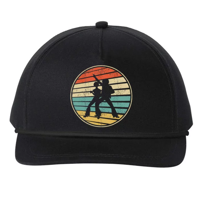 Cute Disco Dance Retro Vintage 70s 80s Hip Hop Music Lovers Snapback Five-Panel Rope Hat