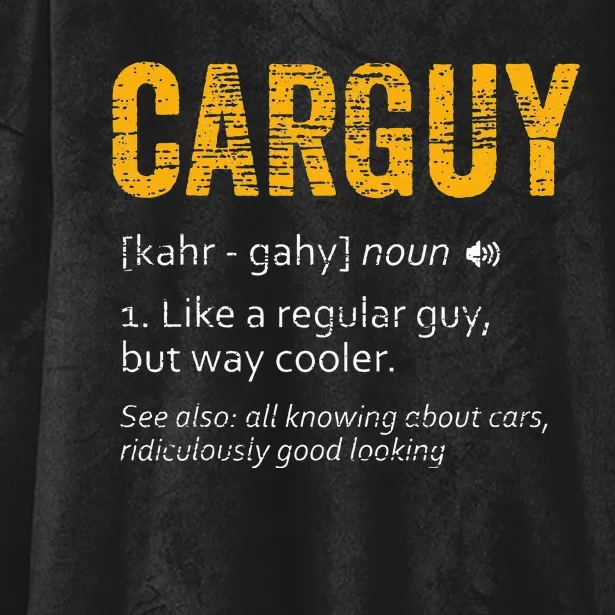 Carguy Dictionary Definition Hooded Wearable Blanket