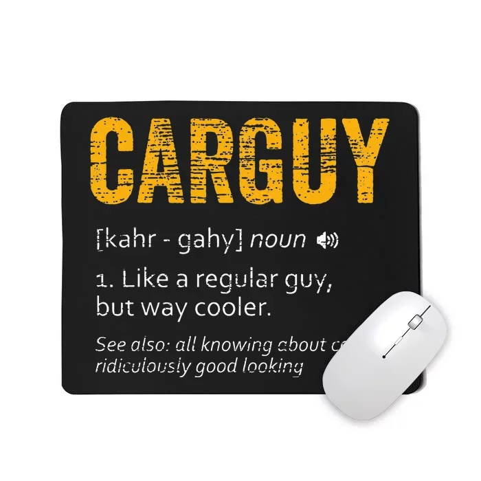 Carguy Dictionary Definition Mousepad