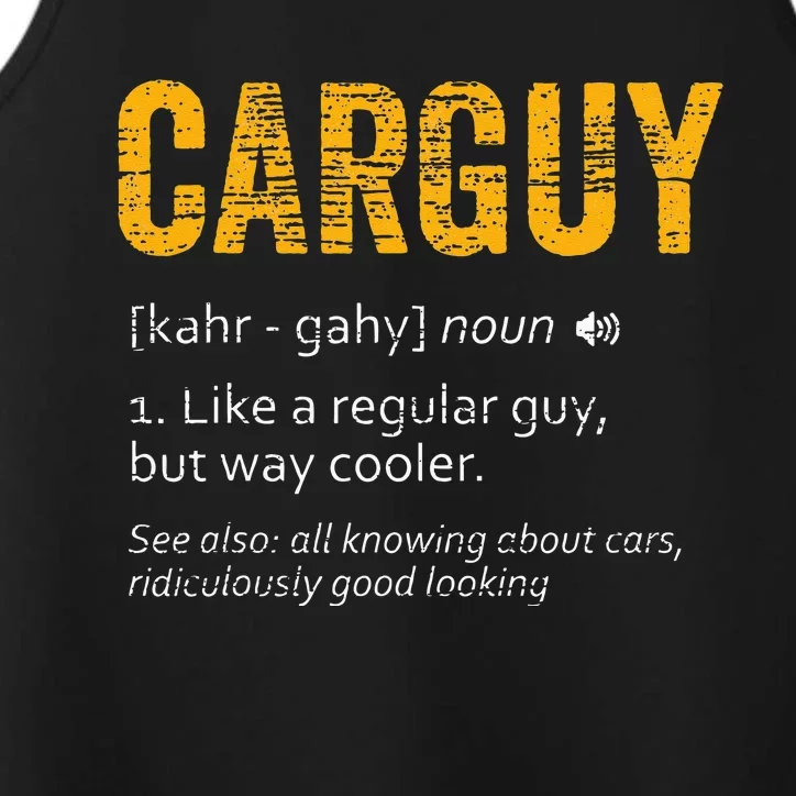 Carguy Dictionary Definition Performance Tank