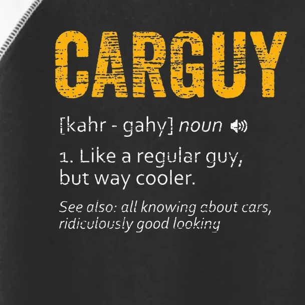 Carguy Dictionary Definition Toddler Fine Jersey T-Shirt