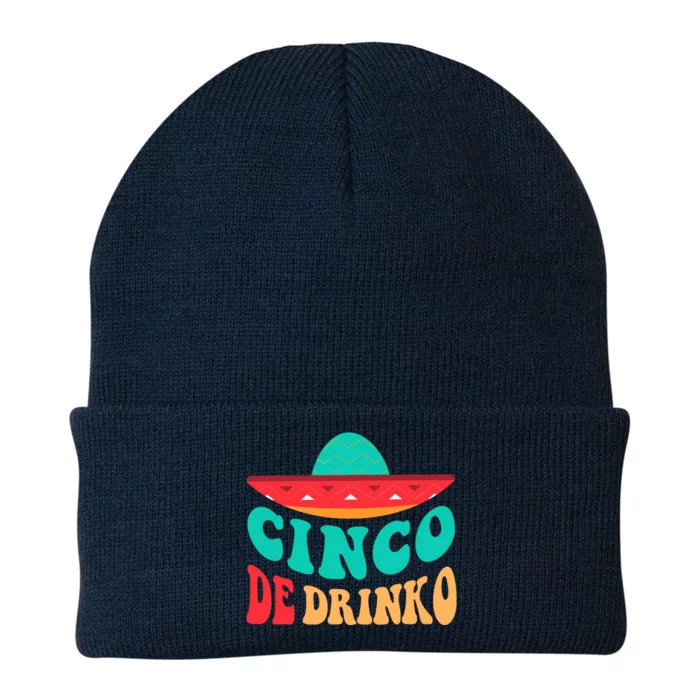 Cinco De Drinko Cinco De Mayo Mexican Fiesta 5 De Mayo Knit Cap Winter Beanie