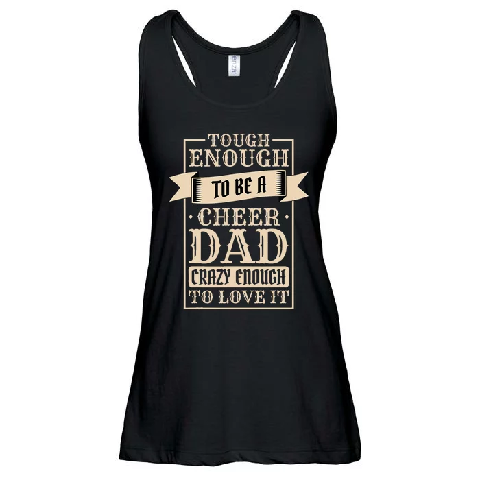 Cheer Dad Design for Cheerleading Father's day Ladies Essential Flowy Tank