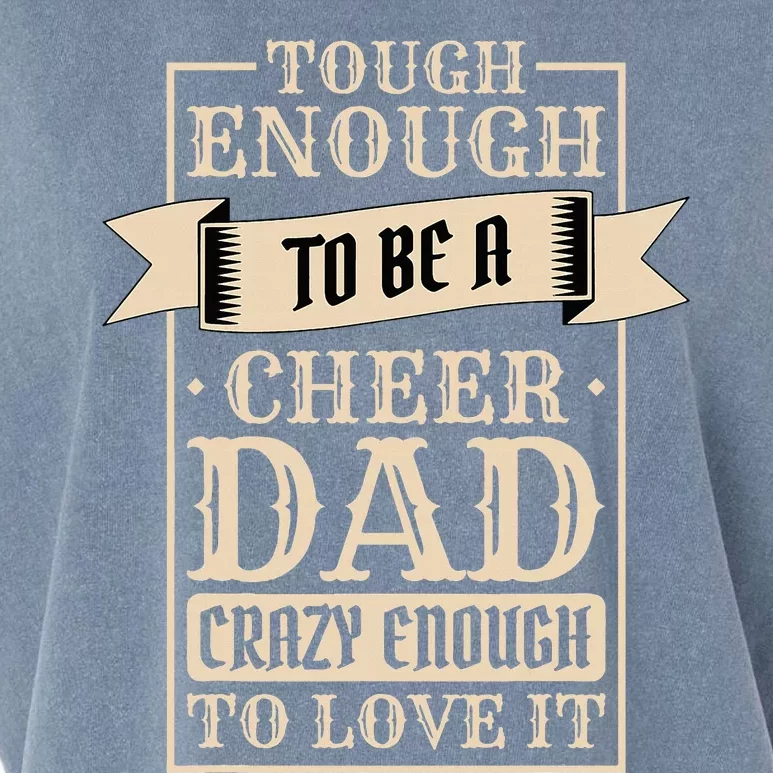 Cheer Dad Design for Cheerleading Father's day Garment-Dyed Women's Muscle Tee