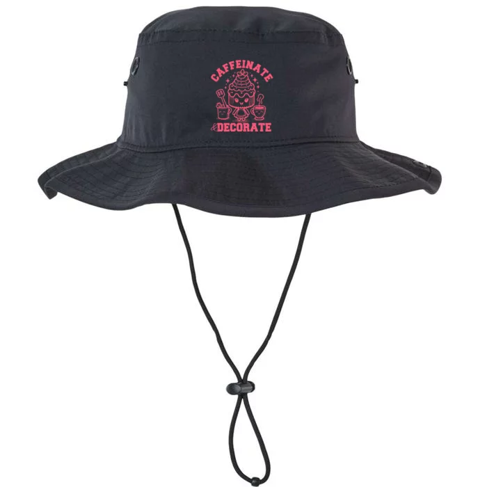 Caffeinate Decorate Design Legacy Cool Fit Booney Bucket Hat