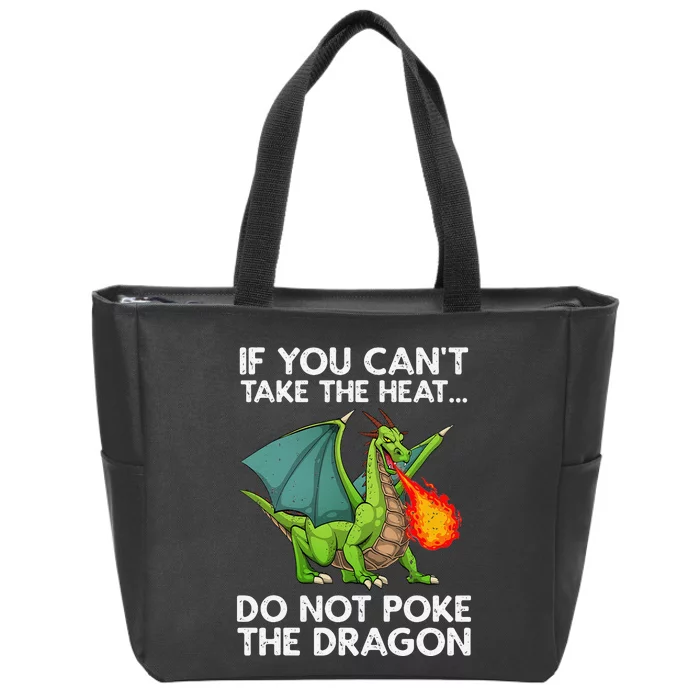 Cool Dragon Design For Wo Mythical Dragon Lover Zip Tote Bag