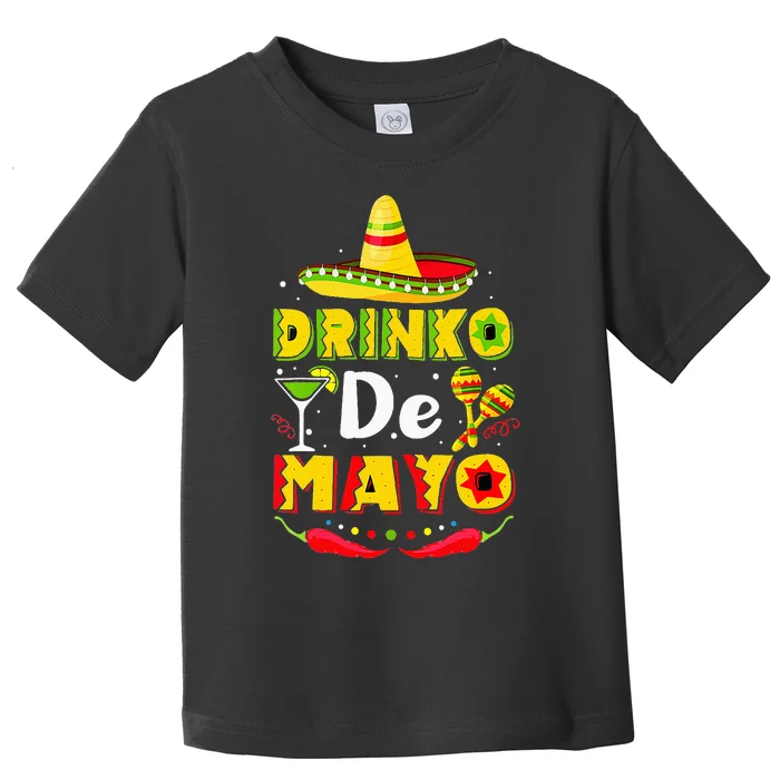 Cinco de Drinko Funny Cinco de Mayo Toddler T-Shirt