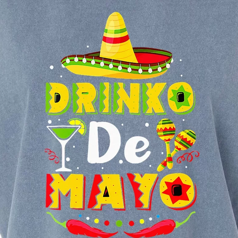 Cinco de Drinko Funny Cinco de Mayo Garment-Dyed Women's Muscle Tee