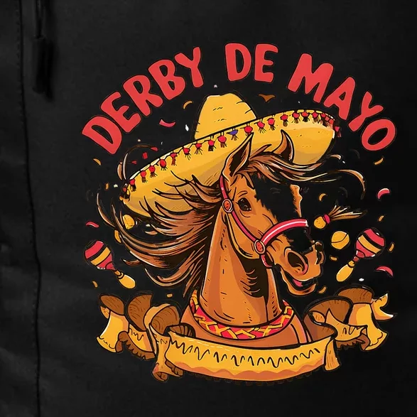 Cinco De Derby Funny Horse Racing Daily Commute Backpack