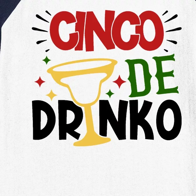 Cinco De Drinko Mexico Celebration Baseball Sleeve Shirt