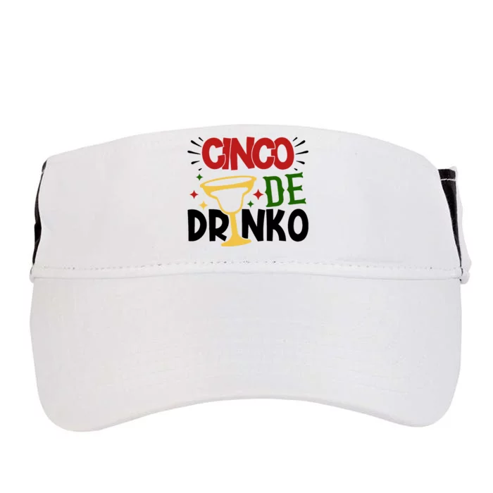 Cinco De Drinko Mexico Celebration Adult Drive Performance Visor