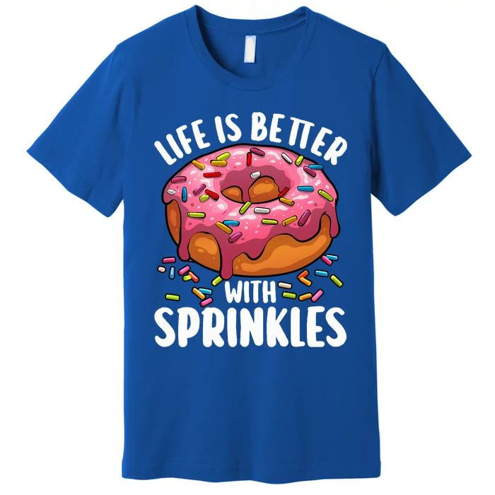 Cool Donut Design For Doughnut Donut Lover Premium T-Shirt