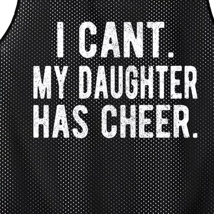 Cheer Dad Daughter Cheerleading FatherS Day Cheerleader Mesh Reversible Basketball Jersey Tank