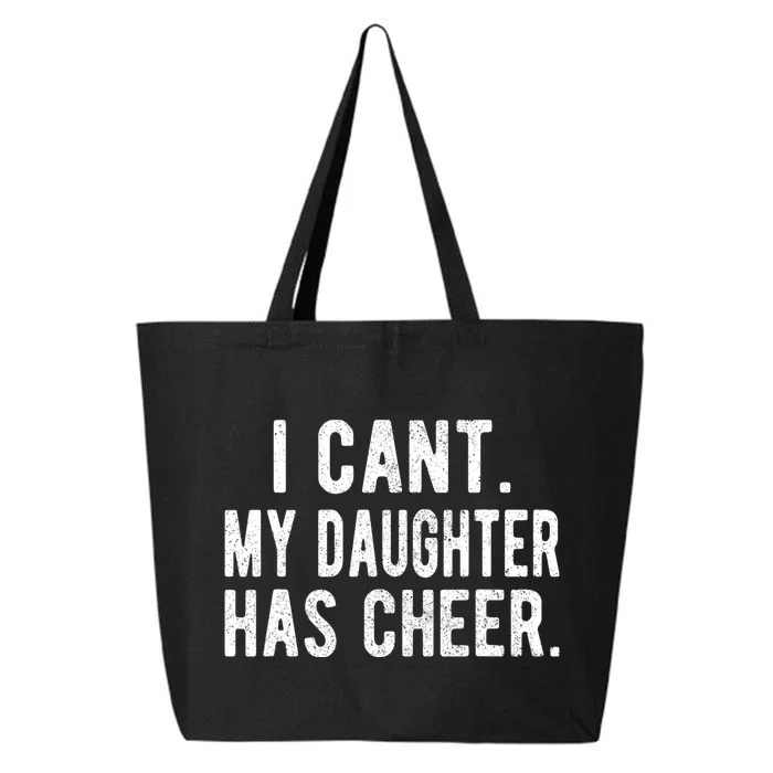 Cheer Dad Daughter Cheerleading FatherS Day Cheerleader 25L Jumbo Tote