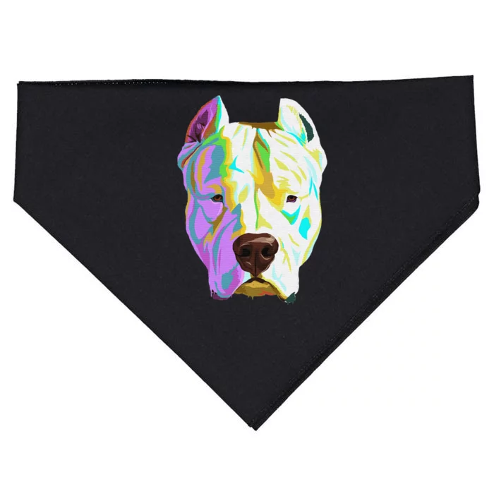 Colourful Dog Dogo Argentino Pullover Hoodie USA-Made Doggie Bandana