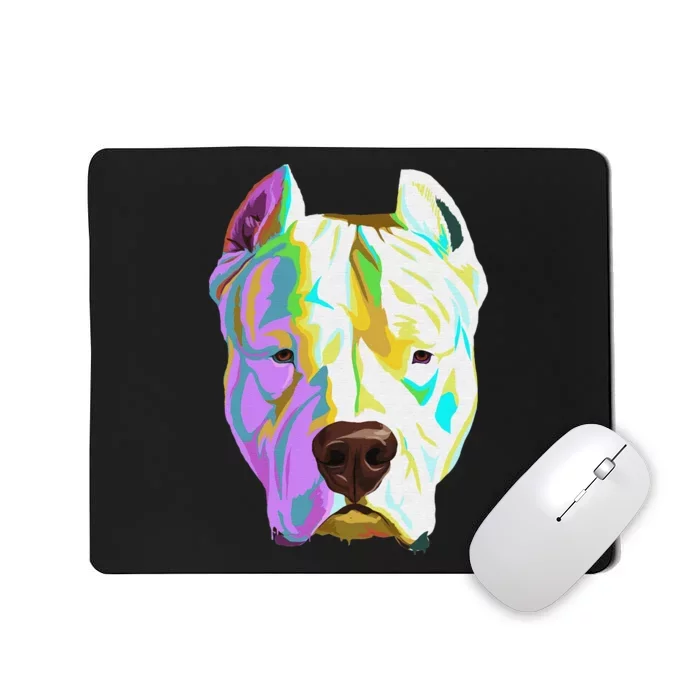 Colourful Dog Dogo Argentino Pullover Hoodie Mousepad