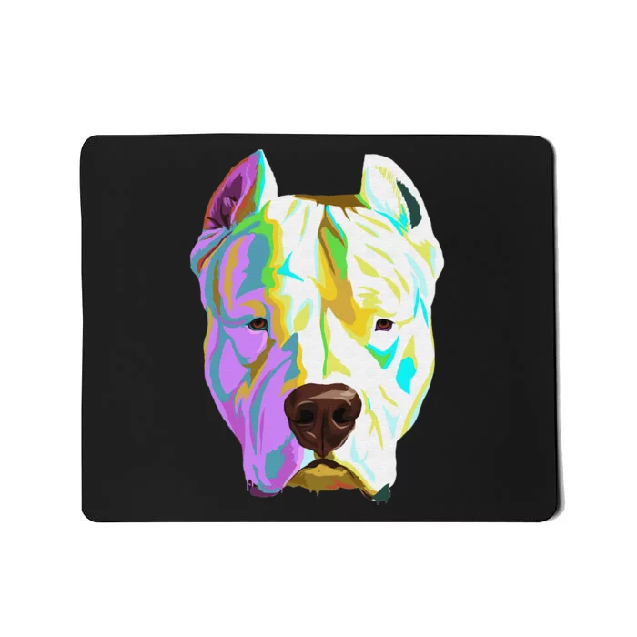 Colourful Dog Dogo Argentino Pullover Hoodie Mousepad