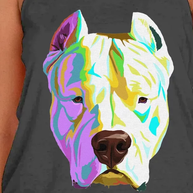 Colourful Dog Dogo Argentino Pullover Hoodie Women's Knotted Racerback Tank