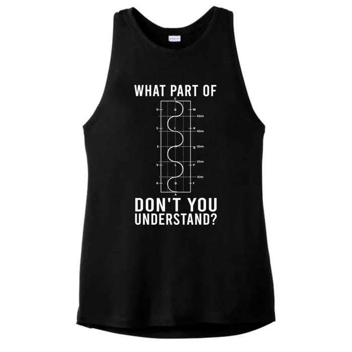 Cool Dressage Design Equestrian Eventing Sport Great Gift Ladies Tri-Blend Wicking Tank