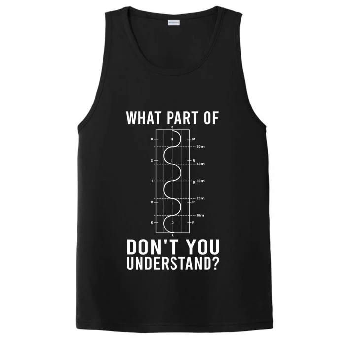 Cool Dressage Design Equestrian Eventing Sport Great Gift Performance Tank