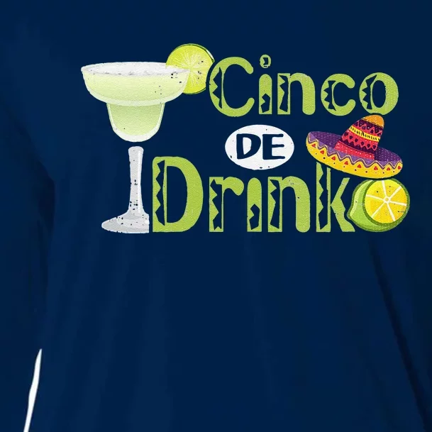 Cinco De Drinko Fiesto Cinco De Mayo Fiesta 5 De Mayo Cooling Performance Long Sleeve Crew