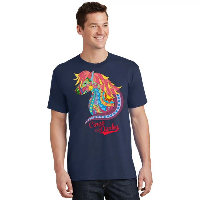 Cinco De Derby Mexican Kentucky Horse Race T-Shirt