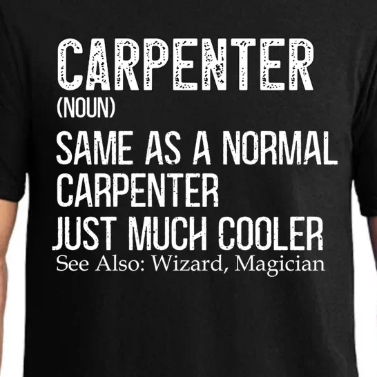 Carpenter Definition Design For Woodworker Carpenter Gift Pajama Set